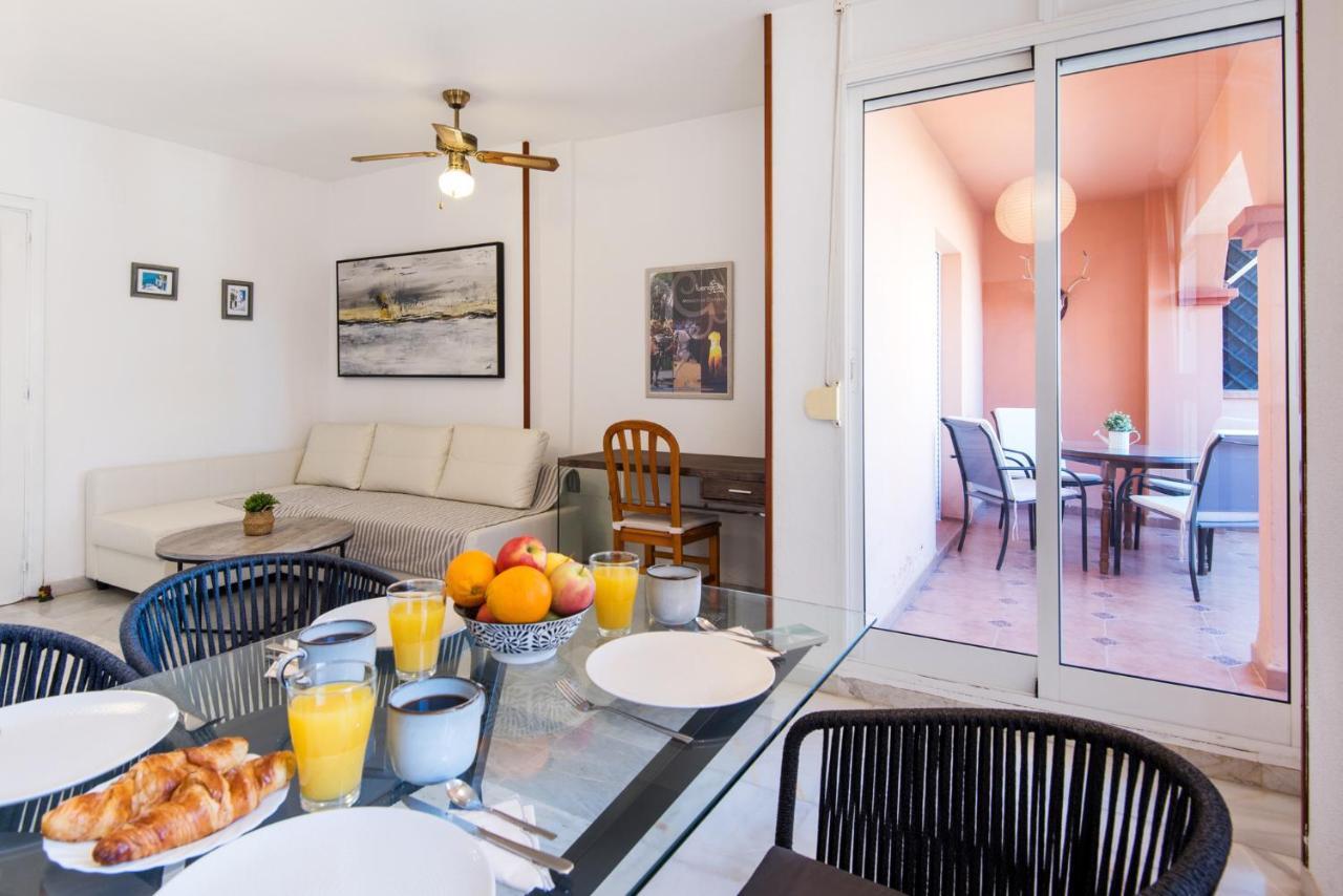 Boliches Center Apartment Next To The Beach, Parking, Pool & Terrace Fuengirola Exterior foto